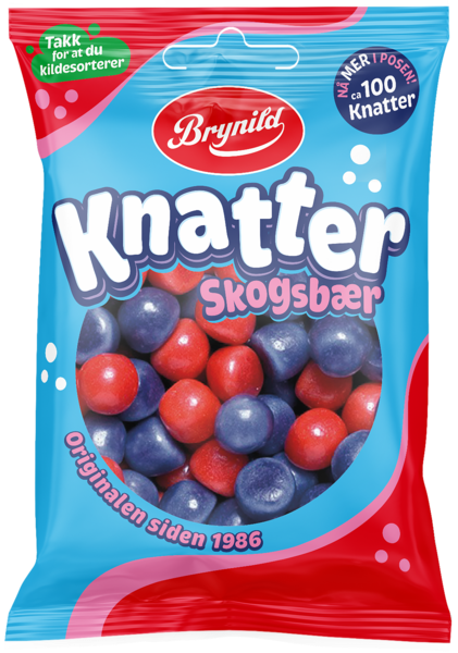 Mynd KNATTER SKÓGARBERJA 15x100gr