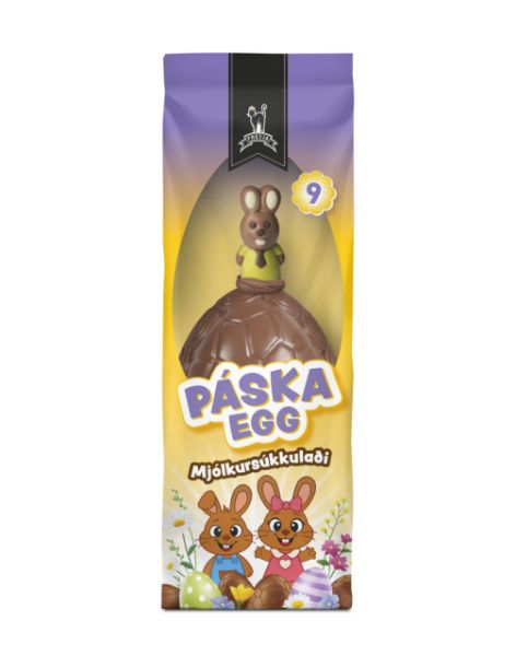 Mynd FREYJU MJÓLKURSÚKKULAÐI EGG NR.9 9x520g
