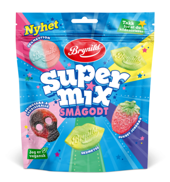 Mynd SUPERMIX SMÁGODT 220GR.